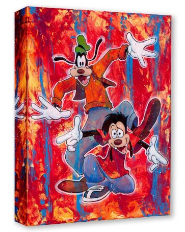 Treasures on Canvas: Goofy and Max by Stephen Fishwick