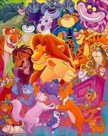 So Many Disney Cats by Tim Rogerson