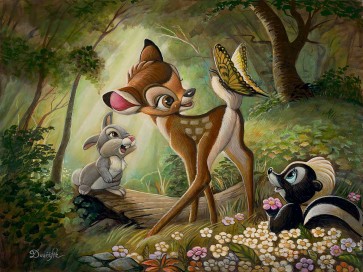 Bambi's First Butterfly by Bob Doucette