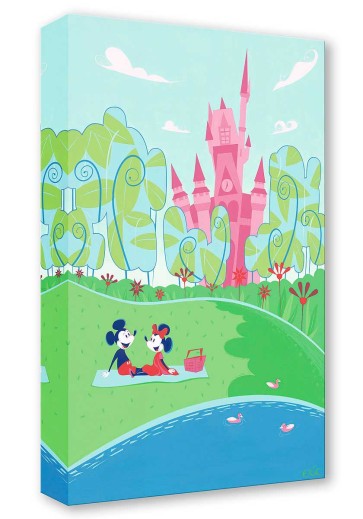 Treasures on Canvas: Castle View for Two by Eric Doggett