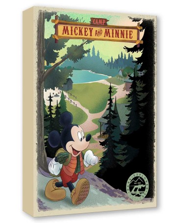 Treasures on Canvas: Camp Mickey and Minnie by Bret Iwan