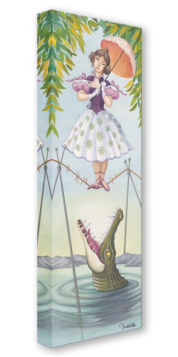 Treasures on Canvas: Stretching Portrait: The Tightrope Walker by Michelle St. Laurent