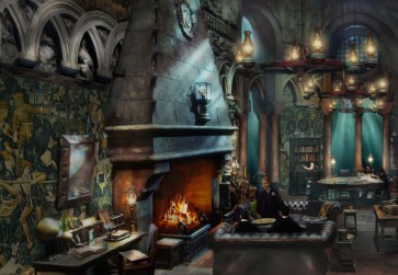 Harry Potter Slytherin Room by Thomas Kinkade Studios