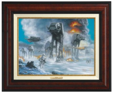 Kinkade Canvas Classics: The Last Holdout (Classic Burl Frame)