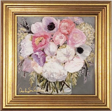 Lucky Framed Canvas Print 5x5" by Ashley Salvatori