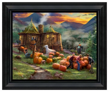 Thomas Kinkade Brushstroke Vignette: Harry Potter Hagrid&rsquo;s Hut