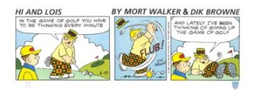 The Game of Golf by Dik Browne and Mort Walker (Unframed)
