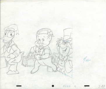 Eastern Airlines Commercial OPD: Donald Duck, Pig & Mad Hatter (2242)
