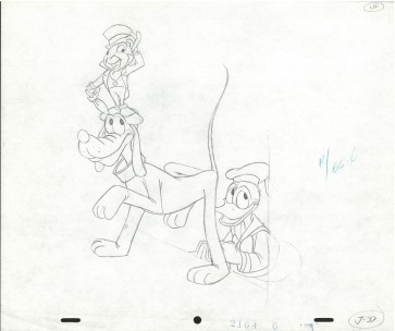 Eastern Airlines Commercial OPD: Jiminy Cricket, Pluto, & Donald Duck (2517)