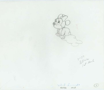 Luvs Commercial OPD: Baby Minnie Mouse Looking Up (2592)