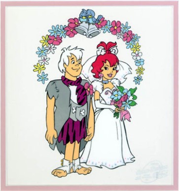 Pebbles and Bamm Bamm's Wedding Photo