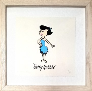Flintstones Character Etching: Betty Rubble (unsigned)