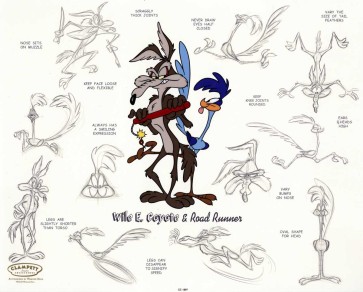 Wile E. Coyote & Road Runner Model Sheet