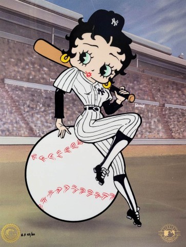 Betty On Deck New York Yankees Sericel