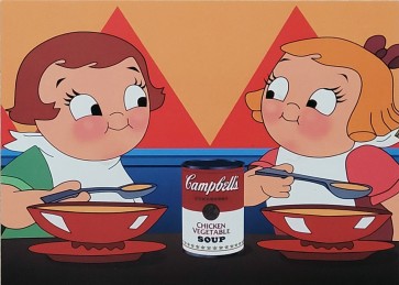 Soup Time Miniature Lithograph