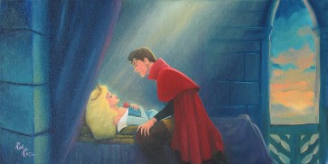 A Hero's Kiss | Oil on Canvas | 24" x 12"