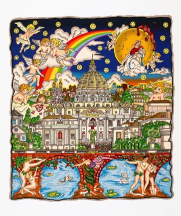 The Italy Suite: Rome by Charles Fazzino (Artist Proof)
