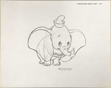 Disney Publication Model Sheet: Dumbo