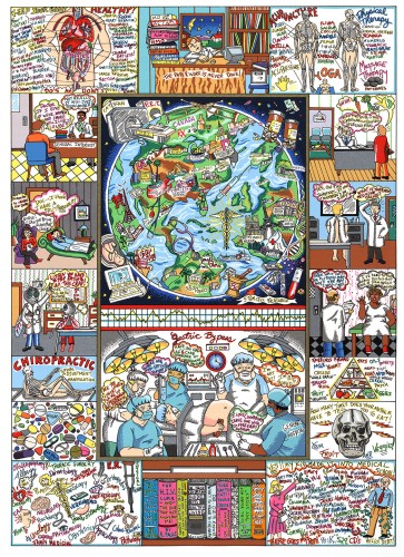 Is There A Doctor In The House? by Charles Fazzino