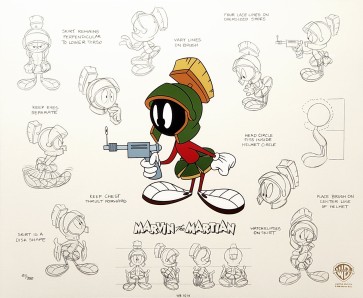 Model Sheet: Marvin the Martian