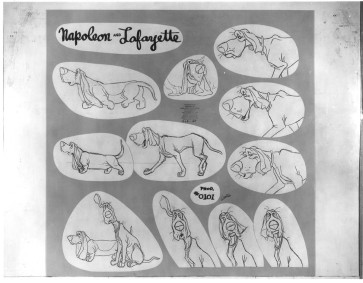 Aristocats Photostat Model Sheet: Lafayette (8012)