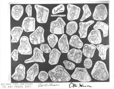 Aristocats Photostat Model Sheet: Georges Hautecourt (8015)
