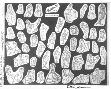 Aristocats Photostat Model Sheet: Edgar (8016)