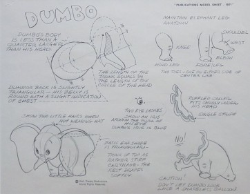 Disney Publication Model Sheet: Dumbo