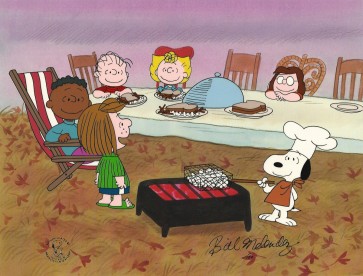 The Thanksgiving Feast by Bill Melendez