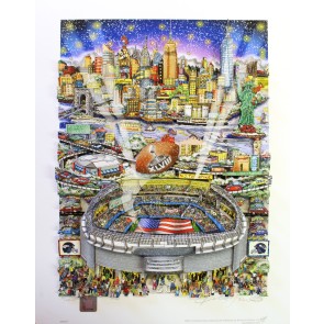 Super Bowl XLVIII: NY/NJ by Charles Fazzino