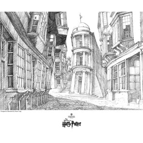 View of Diagon Alley by Stuart Craig (Artist Proof)