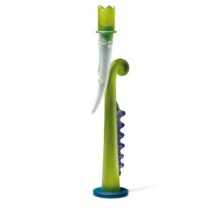 Borowski King Candle Holder, Lime Green (24-06-01)