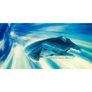 Millennium Falcon in Hyperspace by Christopher Clark