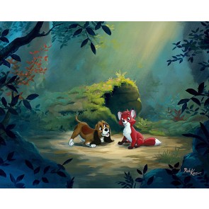 New Found Friend in the Forest by Rob Kaz