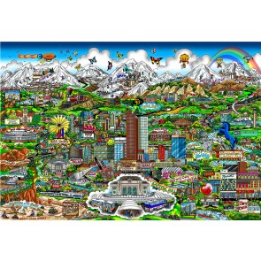 Colorado on My Mind by Charles Fazzino (Deluxe)
