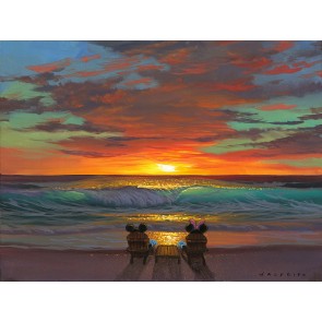 Sharing a Sunset by Walfrido Garcia