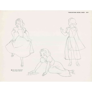 Disney Publication Model Sheet: Snow White (5)