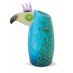 Borowski Loro Blue Vase (24-04-82) 