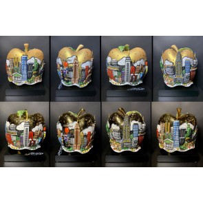 Pop Goes The Gold Apple by Charles Fazzino