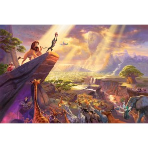 The Lion King by Thomas Kinkade Studios