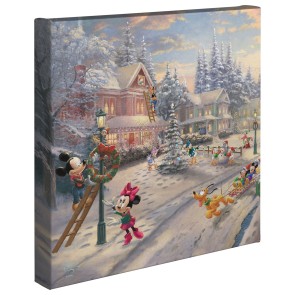 Kinkade Disney Minis: Mickey's Victorian Christmas