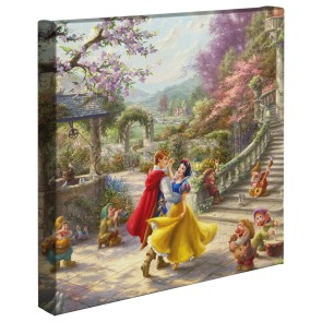 Kinkade Disney Minis: Snow White Dancing In The Sunlight