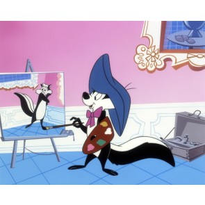 Pepe Le Pew at the Louvre