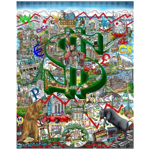 Your Money Makes the World Go Round by Charles Fazzino