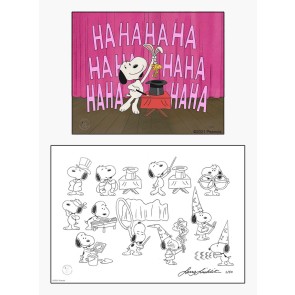 Houndini&rsquo;s Hat Trick by Larry Leichliter (Original Background)