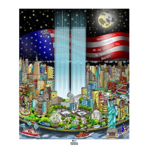 9/11: A Time for Remembrance by Charles Fazzino (Deluxe)