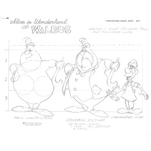 Disney Publication Model Sheet: The Walrus