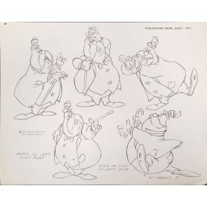 Disney Publication Model Sheet: The Walrus III