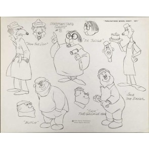 Disney Publication Model Sheet: The Supporting Cast #3