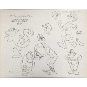 Disney Publication Model Sheet: The Supporting Cast #4
